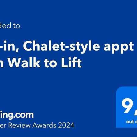 Ski-In, Chalet-Style Appt Central Verbier - 1 Min Walk To Lift 외부 사진